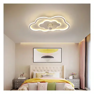 Cloud-Shaped Ceiling Mount LED Fan Light