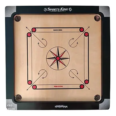 Tournament Size Carrom Board 27X27 Wooden Coins, Carrom Stand Strike