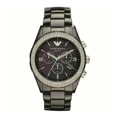 Emporio Armani Ceramica Ladies WatchÂ¦Mother of Pearl DialÂ¦Ceramic StrapÂ¦AR1455