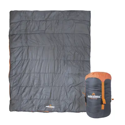 Milestone Camping Double Sleeping Bag with Carry Sack / Season