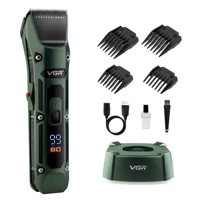 VGR Hair Clippers Men Professional Electric Beard Trimmer Ceramic