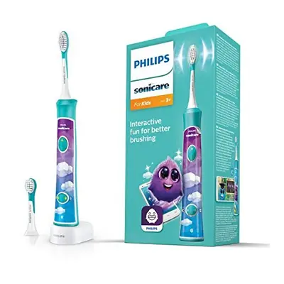 Philips Sonicare For Kids Electric Toothbrush HX6322 / 04, With Sound Technology, For Children, 