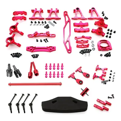 Metal Modification Accessory Kit Suspension Arms Steering Knuckle Set for Tamiya TT02 TT-02 1/10