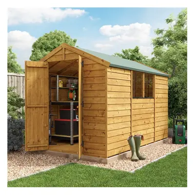 (10x6, Windowed) BillyOh Keeper Overlap Apex Shed