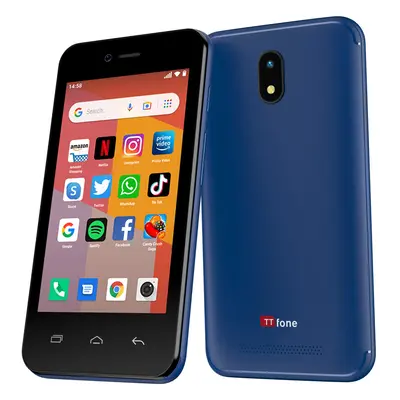 (Unlocked, Blue) TTfone TT20 Dual Sim | 8GB | 1GB RAM