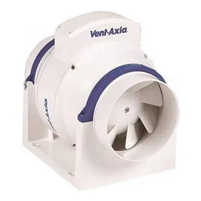 Vent-Axia / 220-240V ACM100 100mm In-Line Mixed Flow Fan (White/Blue)