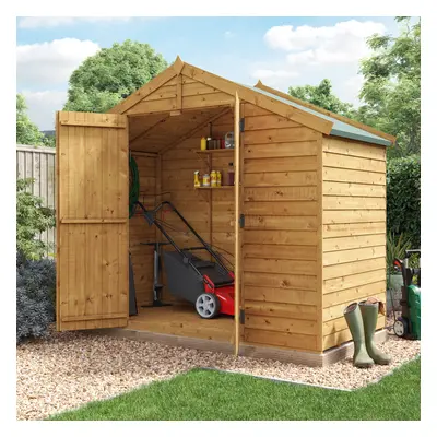 (4x8, Windowless) BillyOh Keeper Overlap Apex Shed