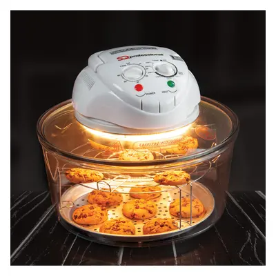 SQ Professional - 17L 1400W Blitz Halogen Air Fryer Oven with Extender Ring, Temperature Control