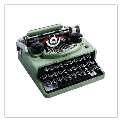 Retro Typewriter Blocks Brick Marking Machine Keyboard over Years Old Kids Writing Machine Gift 