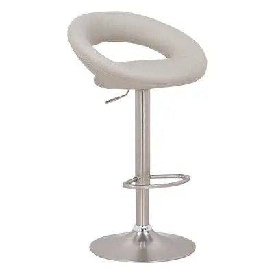 Sorrento Kitchen Brushed Bar Stool Grey