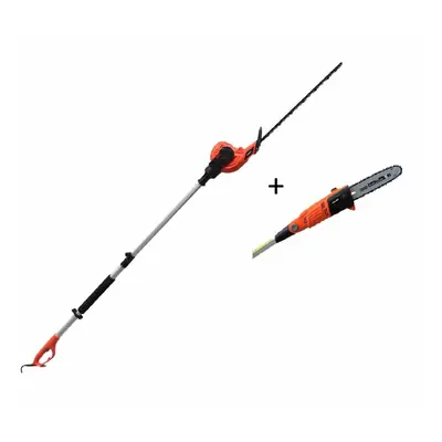 Electric Long Reach Telescopic Pole Chainsaw Pruner Hedge Trimmer Kit 9'3" eSkde