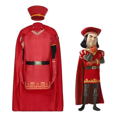 (Lord Farquaad Cosplay Costume For Adults Kids Halloween Carnival Costume Set) Lord Farquaad Cos