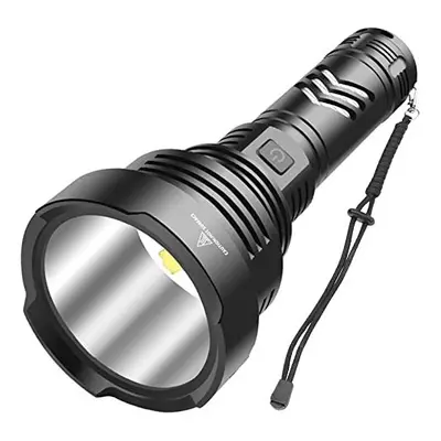 WholeFire LED Torch Lumens High Power Super Bright Powerful Flashlight, USB Rechargeable Modes T