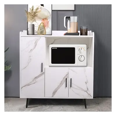 (White) Contemporary Kitchen Sideboard Storage Cabinet