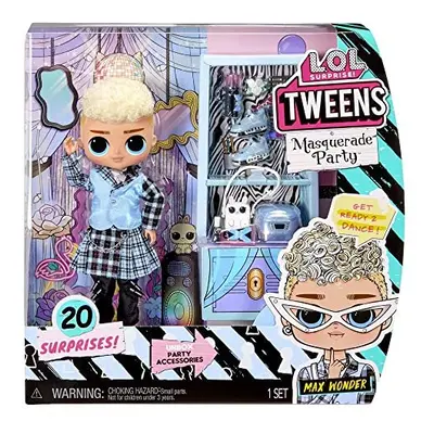 LOL Surprise Tweens Masquerade Party Fashion Doll with Surprises - MAX WONDER - Includes Party A