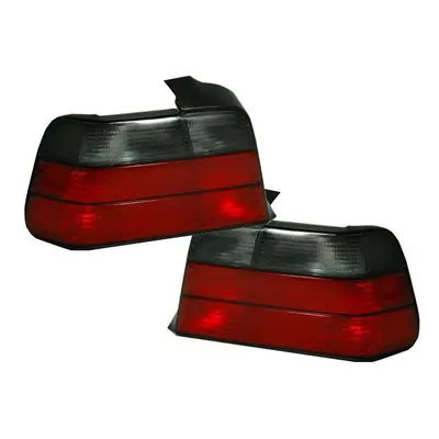 Back Rear Tail Lights Lamp Indicator Cabrio In Red-Black Pair For BMW E36 Coupe