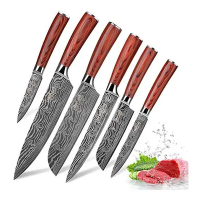 Kitchen Knife Sets, FineTool Professional Chef Knives Set Japanese 7Cr17 High Carbon Stainless S