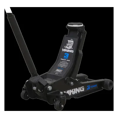 Viking Tonne Low Profile Professional Trolley Jack with Rocket Lift