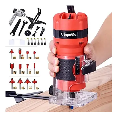 CtopoGo Compact Wood Palm Router Tool Hand Edge Trimmer Woodworking Joiner Cutting Palmming Tool