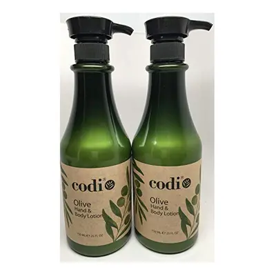 Codi Olive Hand & Body Lotion 750ml/25oz (pack of 2)