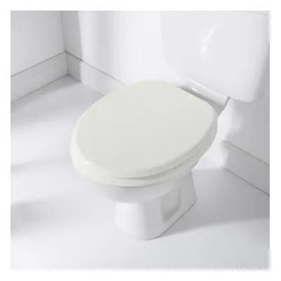 Addis Wooden Toilet Seat would look at home in your bathroom.- White