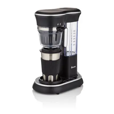 Swan Stainless Steel Bean to Cup Coffee to Go Machine, Includes Stainless-Steel Travel Cup, Dura