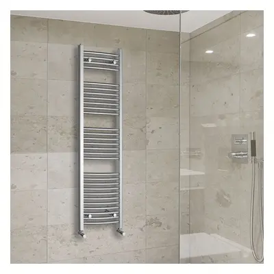 (1500x450mm) Warmehaus Curved Heated Towel Rail Central Heating for Bathroom Kitchen Radiator La