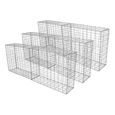 Gabion Baskets Wire Cages Mesh Outdoor Stone Garden / x x 30cm / Pack