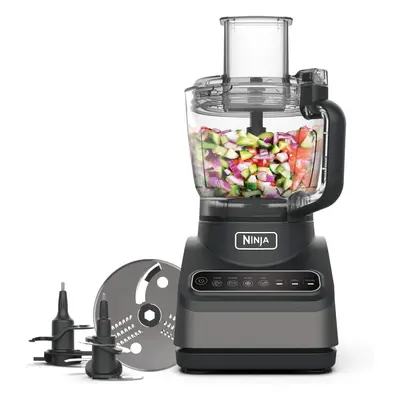 Ninja Food Processor with Auto-iQ [BN650UK] 850W, 2.1L Bowl, Silver