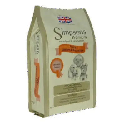 (12 kg) Simpsons Premium Puppy Chicken & Brown Rice