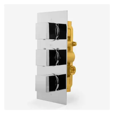 Cameo Modern Square Dial Outlet Concealed Shower Valve