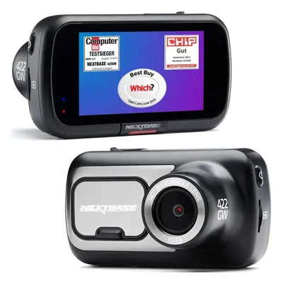 Nextbase 422GW Dash Cam Full 1440p/30fps Quad HD Recording In Car DVR Camera- 140Â° Front Viewin