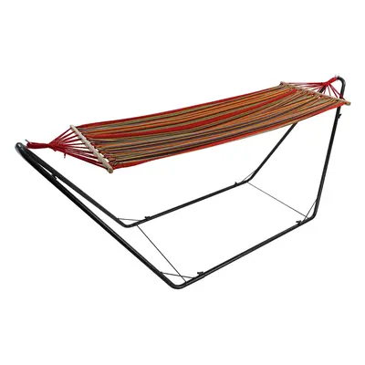 Easigear Mulitcolour Portable Hammock with Metal Stand Frame