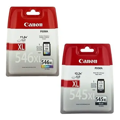 Original Canon High Capacity (XL) Black & Colour Ink Cartridges for Canon PIXMA MG2950S Printers