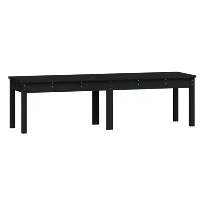 (black pine, 159.5 x x cm) vidaXL Garden Bench Outdoor Picnic Bench Camping Wooden Bench Solid W