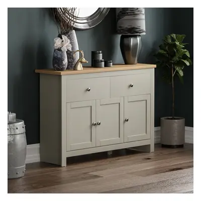 (Grey & Oak) Arlington Drawer Door Sideboard Cabinet Storage