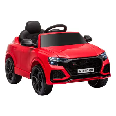 HOMCOM Audi RS Q8 6V Kids Electric Ride On Car Toy w/ Remote Control Red