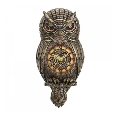 Chronology Wisdom Owl Steampunk Clock