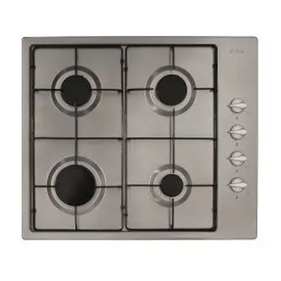 58cm burner gas hob : side control : Stainless Steel