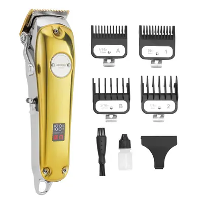 Geepas Professional Hair Clipper Trimmer Adjustable Blades and Comb