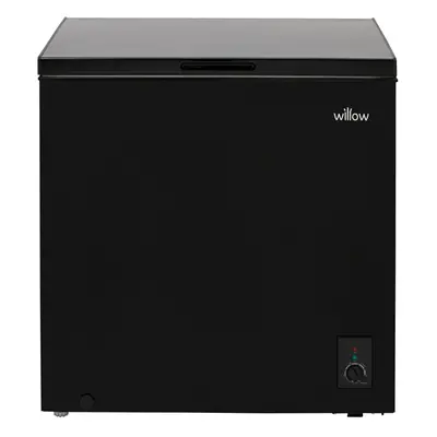 WILLOW W198CFB 199L Chest Freezer in Black