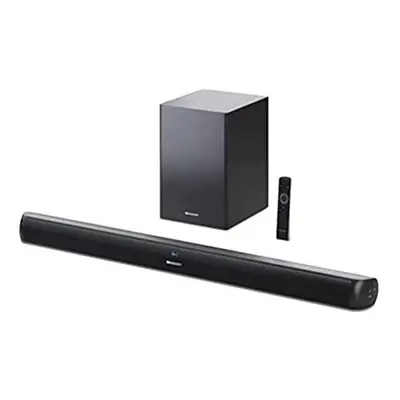 SHARP HT-SBW202 2.1 Soundbar with Wireless Subwoofer, 200W Slim Speaker w. Bluetooth 4.2, for St