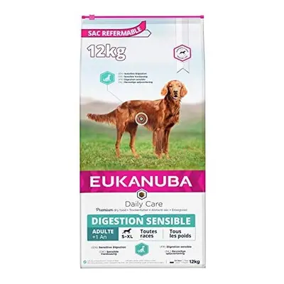 Eukanuba Daily Care Adult Dry Dog Food Sensitive Digestion, 12.5 kg