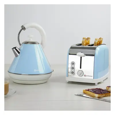 (Skyline - Sky Blue) SQ Professional Dainty 1.8L Kettle-2 Slice Toaster