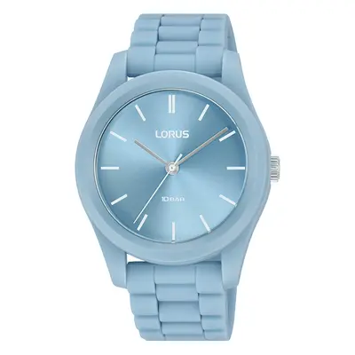 Lorus RG237SX9 Mens Soft Touch Blue Silicone Strap Watch