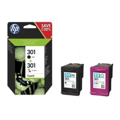 HP N9J72AE#301 (301) Printhead multi pack, 190pg + 165pg, Pack qty