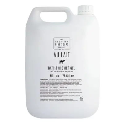 Scottish Fine Soaps Au Lait Bath & Shower Gel ~ 2x5 Litre