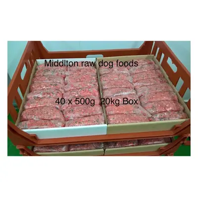 Frozen Minced Green Tripe & Chicken 40X500G Bags/Blocks 20KG BOX BARF RAW DIET