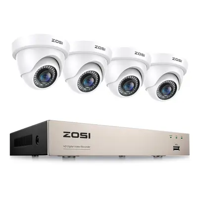 ZOSI 1080P CCTV Security Camera System Human Vehicle Detection 8CH DVR