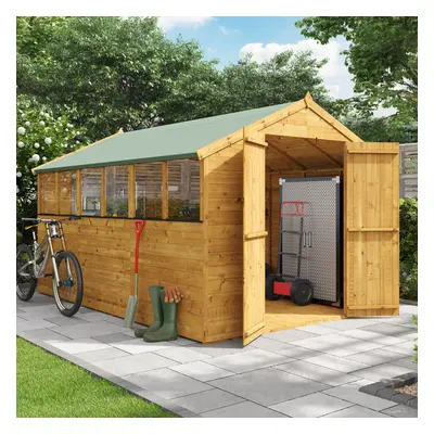 (12x8, Windowed) BillyOh Master Tongue and Groove Apex Shed